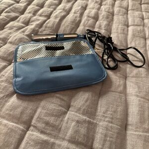 Stylish Blue and Silver Electronics Organizer
